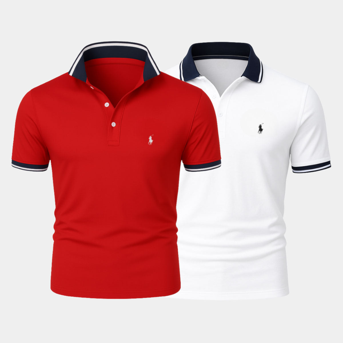 R&L | Set of two slim-fit cotton shirts - Buy 1, Get 1 Free