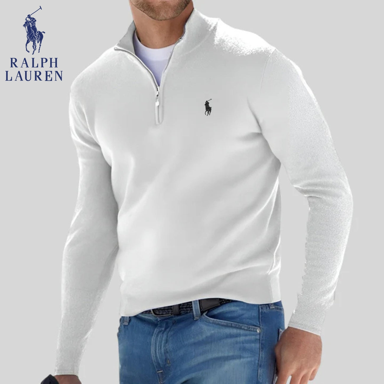 R&L | Half-zip jumper – CLEARANCE SALE
