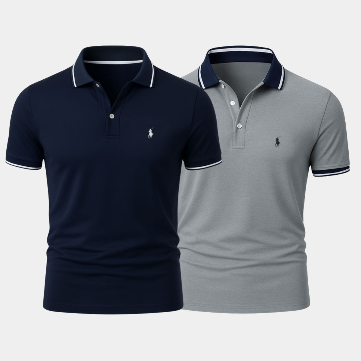 R&L | Set of two slim-fit cotton shirts - Buy 1, Get 1 Free