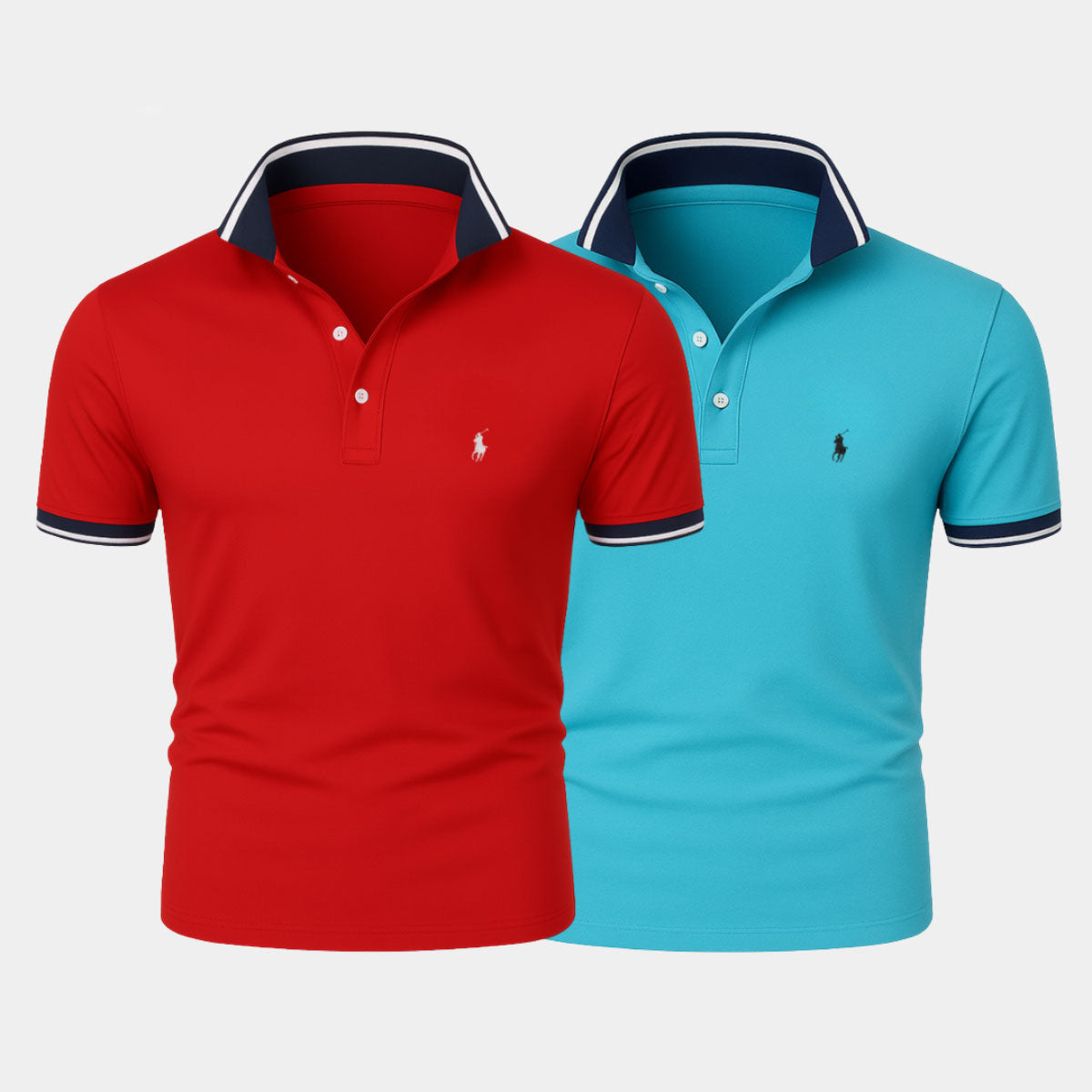 R&L | Set of two slim-fit cotton shirts - Buy 1, Get 1 Free