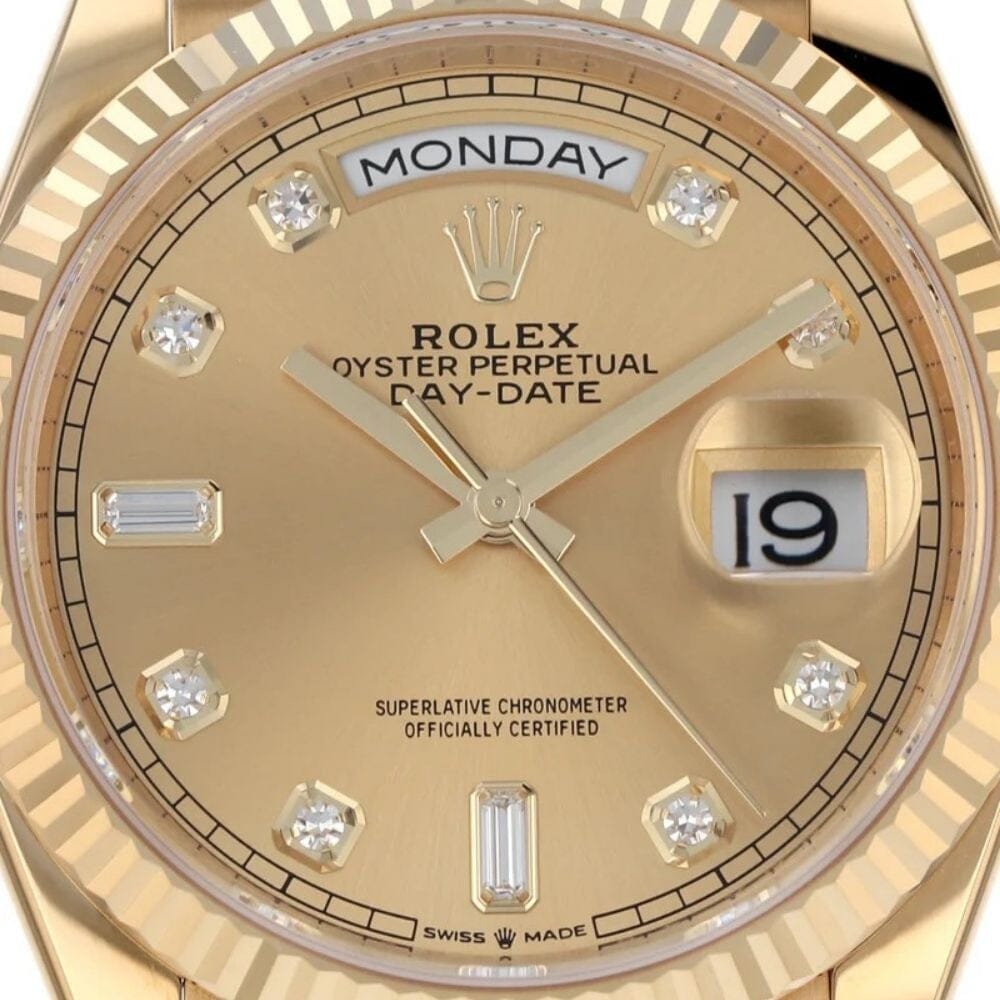 Day-Date Diamond 128238 Yellow Gold