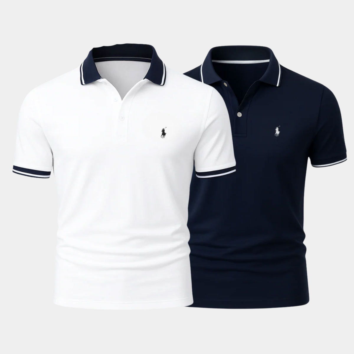 R&L | Set of two slim-fit cotton shirts - Buy 1, Get 1 Free