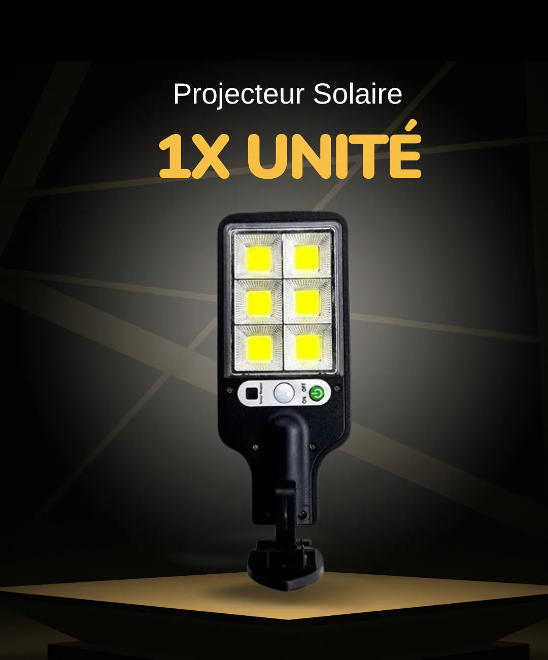 Projecteur Solaire LED 6500K