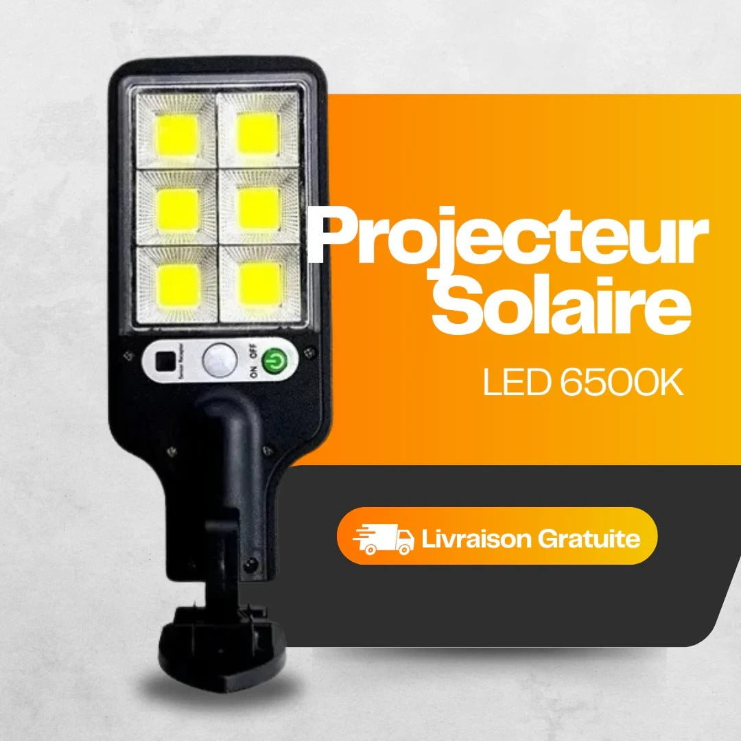 Projecteur Solaire LED 6500K