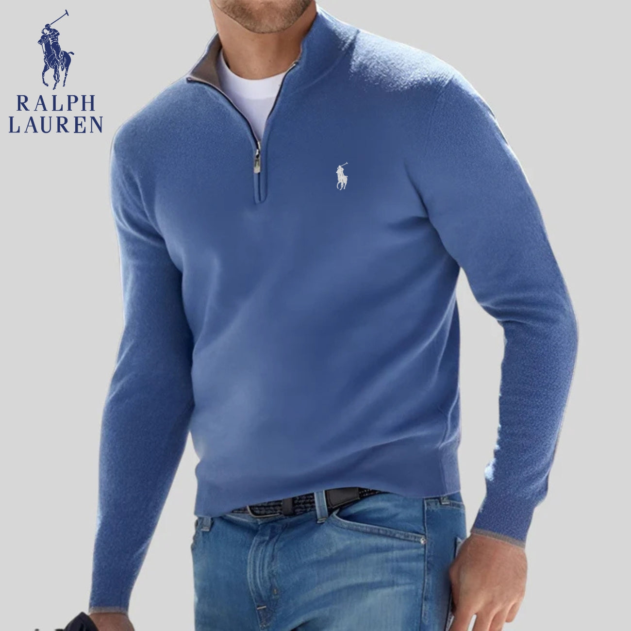 R&L | Half-zip jumper – CLEARANCE SALE