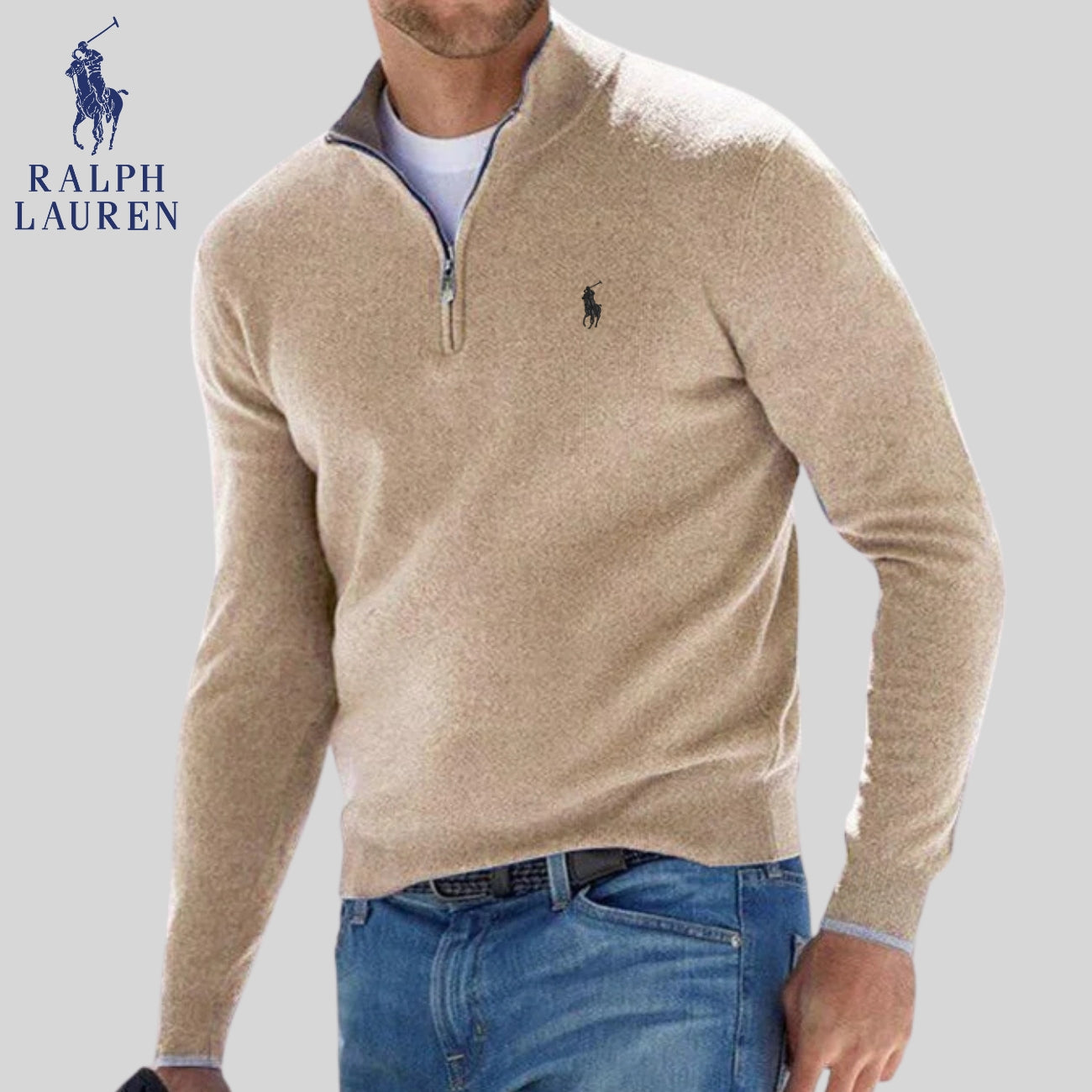 R&L | Half-zip jumper – CLEARANCE SALE