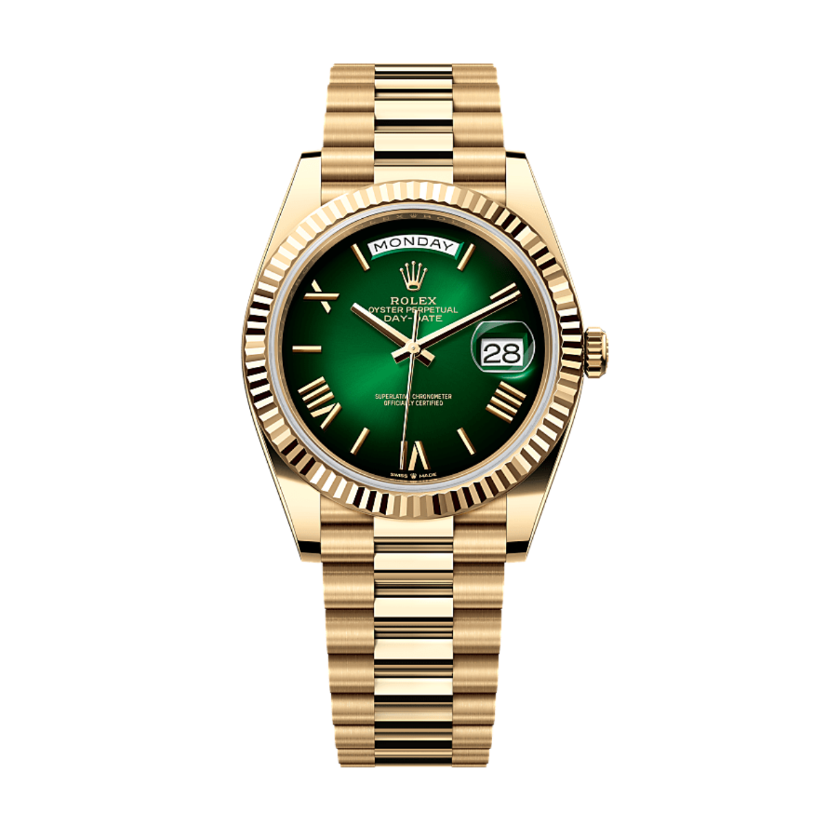 Rlx Day-Date 228238 “Green Ombre”