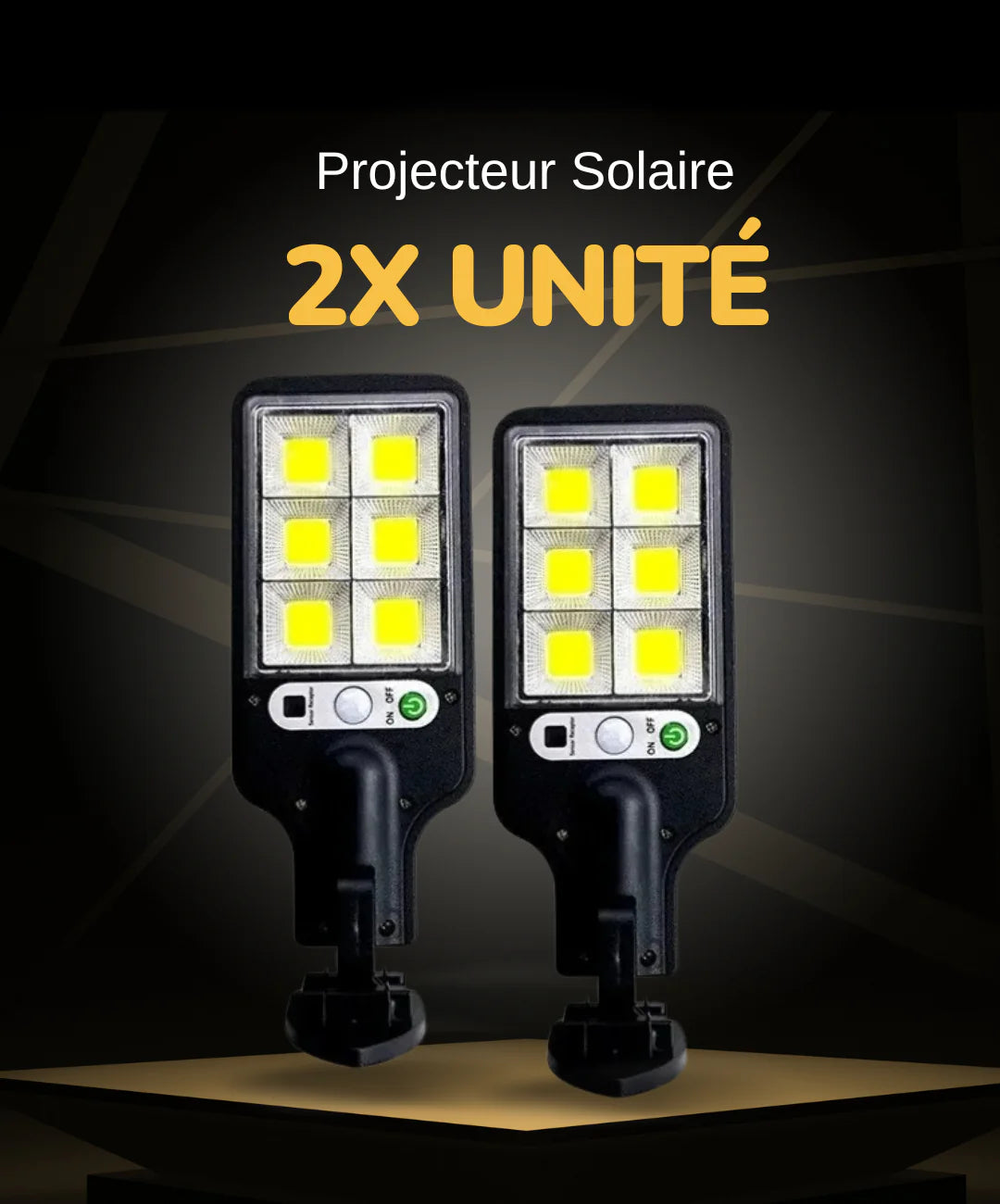 Projecteur Solaire LED 6500K