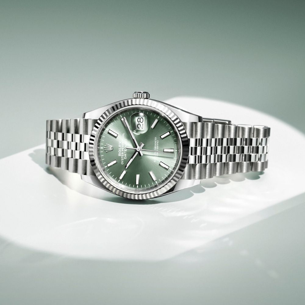 Rlx Datejust Green Dial Jubilee Bracelet 41mm
